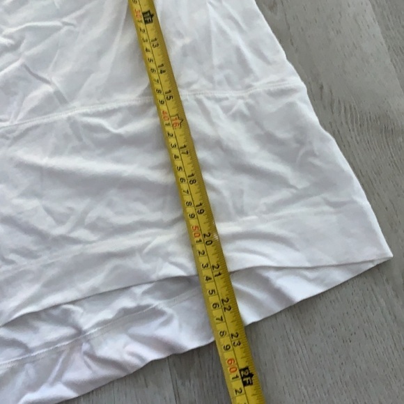 Madewell white high-low T-shirt w/ keyhole back size XS casual lightweight - Picture 4 of 7